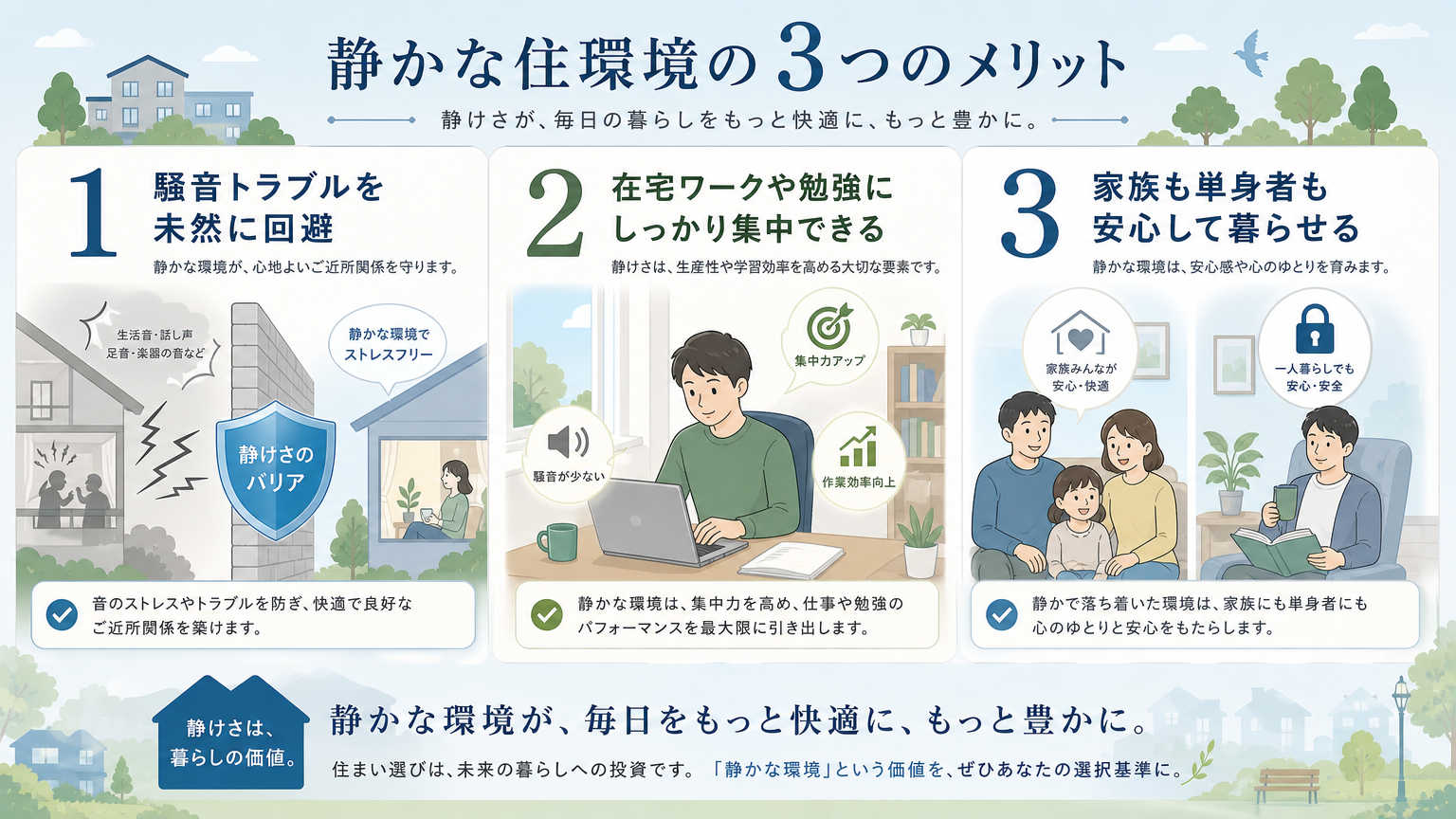 京都で静かな住環境エリアを選ぶべき理由